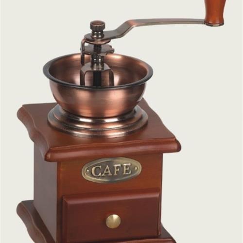 小型手搖磨豆機咖啡磨咖啡豆機手動木質家用磨粉機意式咖啡機