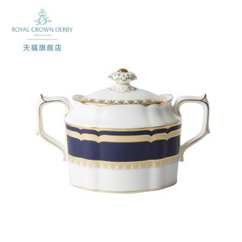 Royal Crown Derby德貝鐵血騎士骨瓷歐式糖缸糖罐家用下午茶英國