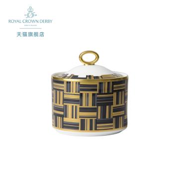 Royal Crown Derby德貝百老匯骨瓷歐式糖缸糖罐燕窩糖盅家用 英國