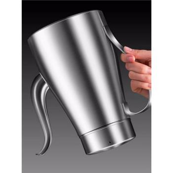 分酒器不銹鋼白酒倒大容量家用高階感醒酒器帶蓋壺具2一斤裝酒壺