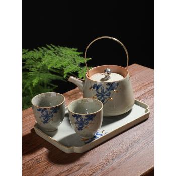 陶瓷復古旅行日式茶壺