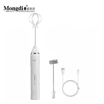Mongdio奶泡打發器奶泡機電動手持打奶泡器打奶器牛奶咖啡打泡器