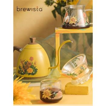 Brewista向日葵手沖咖啡壺溫控濾杯分享壺單品杯不銹鋼電熱水B壺