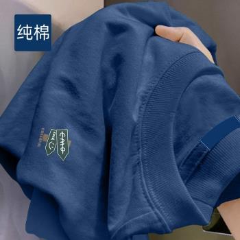 海外訂單尾貨~剪標撤回美式潮流小眾純棉短袖T恤男女情侶休閑上衣
