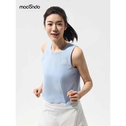 馬孔多女子跑步背心3代吸濕速干涼感防曬UPF50+訓練運動無袖上衣