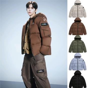 價格通殺！國家地理24款連帽羽絨服匈牙利鵝絨戶外保暖男女同款