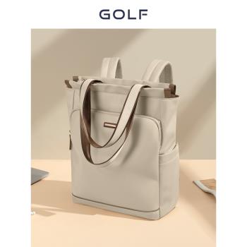GOLF女雙肩包手提揹包16英寸電腦包多口袋設計簡約大容量單肩跨包