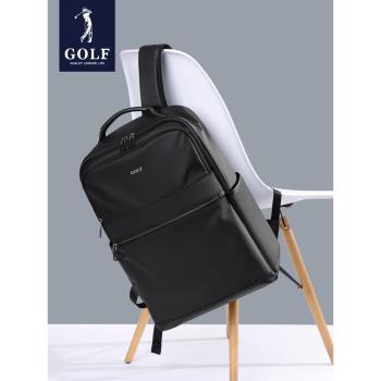 GOLF男雙肩揹包牛津布2025高中大學生書包大容量旅行15.6寸電腦包