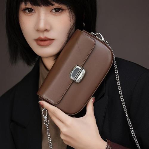 女士小方包2025新款女式精致手機包斜挎包包包鏈條肩包