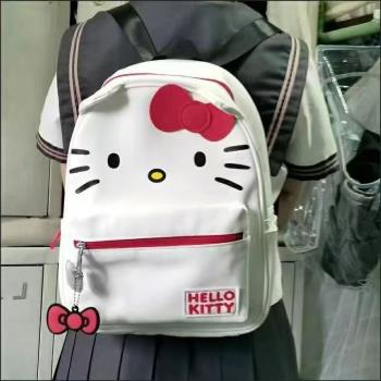 可愛KT貓書包學生揹包卡通三麗鷗雙肩包hellokitty兒童書包女休閑
