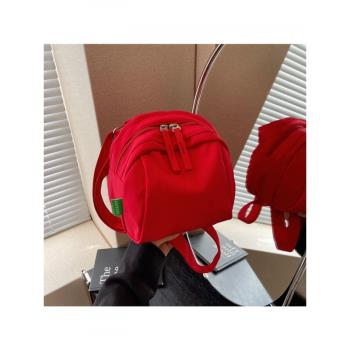 時尚尼龍箱型通勤斜挎包包女手機口紅收納單肩包潮流輕便貝殼包
