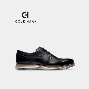Cole Haan/歌涵新款男士休閑皮鞋軟底透氣商務英倫風男鞋 C26470