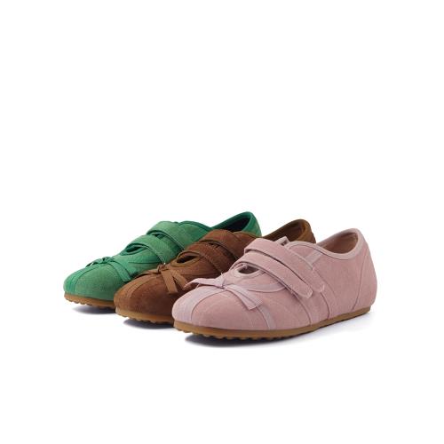 【小夏推薦 牛反絨+豬皮鞋墊 跟高3.5cm】  德訓鞋D7-92501-5