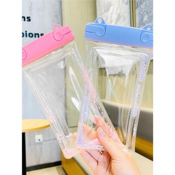 手機防水袋游泳袋專用潛水套密封大容量泡溫泉掛脖防水手機套漂流