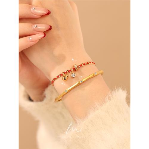 秘藍古法拉絲星芒手鐲女款新中式輕奢復古小眾設計感純銀鍍金銀鐲