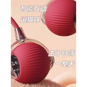 狗狗玩具自動遛狗球寵物小狗自嗨解悶耐咬電動智慧逗狗跳跳球神器