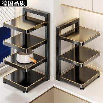 德國廚房置物架灶臺多功能鍋具鍋蓋收納架櫥櫃下水槽不銹鋼放鍋架