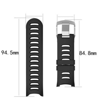 適用佳明Forerunner 610矽膠表帶Garmin 610運動腕帶透氣