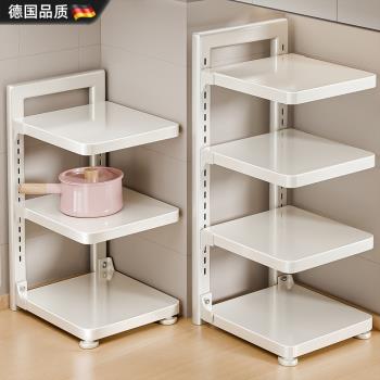 德國廚房置物架落地鍋具收納架廚房分層鍋架下水槽鍋架多層放鍋架