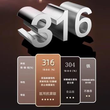德國316不銹鋼鍋加厚食品級矮清湯鍋具家用電磁爐專用火鍋盆