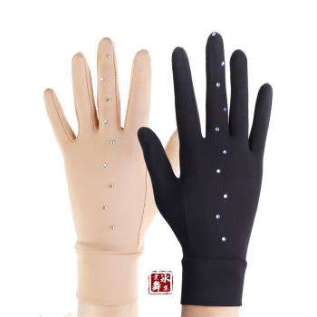 專業護具｜花樣滑冰矽膠護掌手套/加絨保暖高彈/防摔減震隱形護具