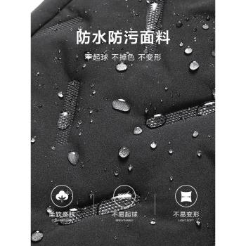 啄木鳥男士冬季羽絨棉褲加絨保暖加厚大碼羊羔絨直筒防風束腳棉褲