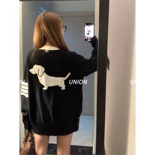 UNION 官方授權 THOM BROWNE 24秋冬 小狗四道杠開衫
