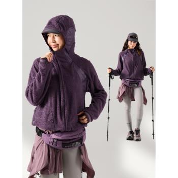 藍岐Primaloft Active Evolve抓絨輕量戶外中間層貼身保暖衛衣男