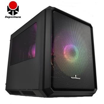 Superchannel 視博通 GC06(B) 小尖兵 PLUS 電腦機殼 黑/M-ATX/顯卡長29/CPU高17