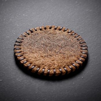 手工茶墊加厚棕墊棕麻棕杯墊紫砂壺茶杯託編織隔熱茶具茶道零配件