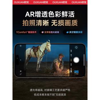 【隱形AR增透】適用iPhone16Promax鏡頭膜蘋果15Pro手機後置攝像頭14保護貼圈全包新款Plus高畫質13鏡頭貼膜pro
