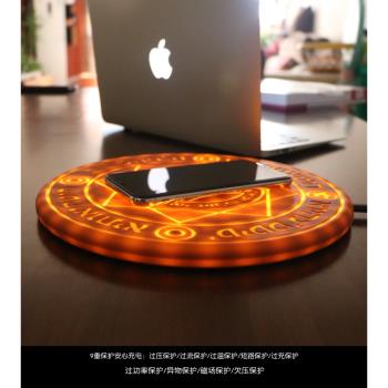 適用於蘋果12XR小櫻魔法陣天使翅膀手機無線充電器iPhone11pro13p