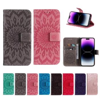 適用於LG K20 2019手機殼軟矽膠防摔電話保護套壓花太陽花翻蓋式皮套插卡支架男女款可愛時尚個性簡約風