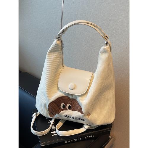 休閑通勤大容量女式雙肩包2025新款秋冬季學院風后背包單肩托特包