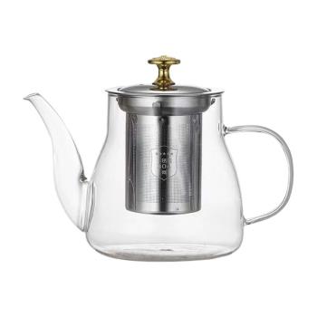耐熱玻璃茶壺單壺不銹鋼過濾內膽功夫茶具套裝家用茶水分離沖茶器