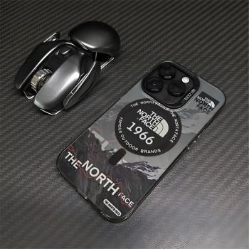magsafe磁吸適用於蘋果15promax手機殼高階感iPhone14新款13pro無線充12北面雪山11小眾plus男pro女款保護套