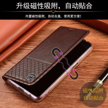 適配 三星 A34 5G真皮手機殼 防摔三星 A24 4G翻蓋三星A14 4G全包三星M54 5G保護套M14 5G男女款保護殼納下