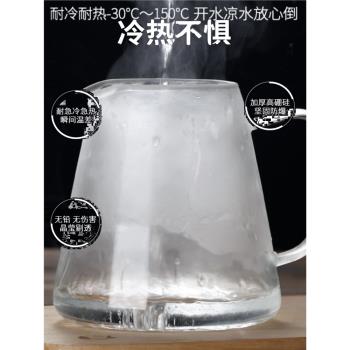 加厚耐高溫玻璃茶壺泡茶煮茶家用不銹鋼過濾內膽沖茶器花茶水壺