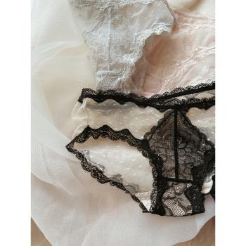 性感蕾絲網紗超薄無痕女士內褲