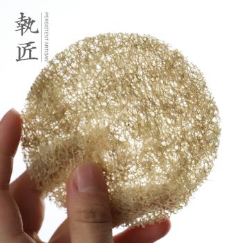 日式純天然絲瓜墊養壺墊絲瓜絡紫砂壺墊杯墊茶墊松軟吸水隔熱防燙
