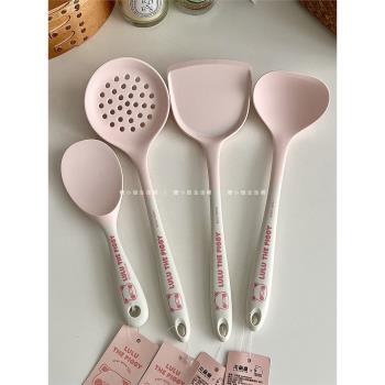 糖小姐 食品級矽膠鏟ins不粘鍋專用廚具套裝鏟勺煎鏟飯勺湯勺餐具