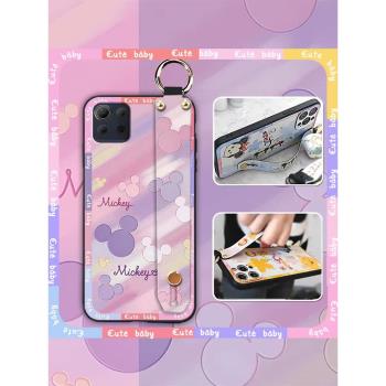 適用LG K92 5G/Q92手機殼指環情侶液態創意趣味動漫支架防塵軟殼