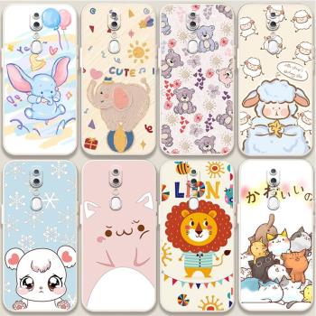 適用OPPOA9X手機殼小飛象0pp0a9x玩偶熊oppoa9小狗opopA9貓豬a9可愛女PCAM10防摔oppo a9x軟膠保護套全包