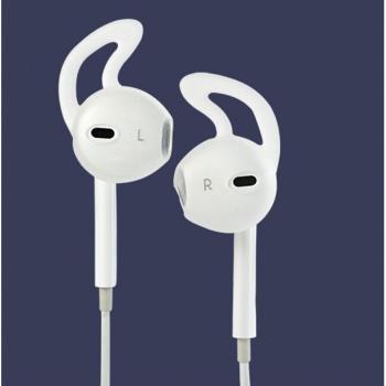 適用於蘋果有線耳機帽耳套運動跑步矽膠套iphone7/6S/8Plus/11防滑膜