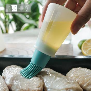 廚房家用矽膠油壺油刷燒烤刷耐高溫網紅兒童不粘鍋烤箱專用帶蓋