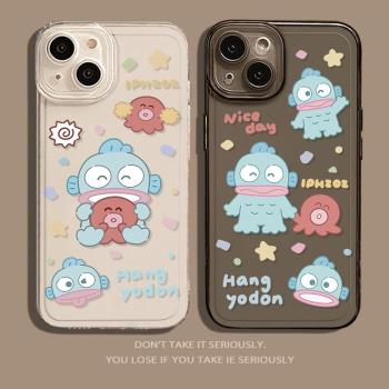 殼殼大世界小丑魚適用蘋果15手機套iPhone13Promax情侶新款12矽膠套11軟殼xs網紅13全包14pro防摔16pro女xr