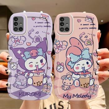 適用三星A55 5g手機殼日韓少女galaxy a51 4g個性卡通samsung a53保護套ins可愛女生sx a54 5g搞怪庫洛米矽膠