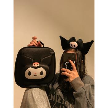 可愛化妝包女便攜大容量手提旅行卡通洗漱包護膚品收納箱行李箱小