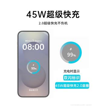 原去適用45w三星資料線雙typec充電線s24ultra手機23+套裝zfold5充電器線a55閃22頭24zflip3平板s9插note20