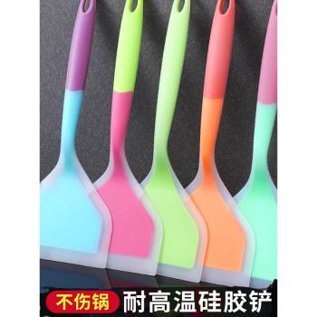 烙餅矽膠鏟耐高溫不粘鍋專用鏟子不傷鍋烘焙刮刀廚房家用炒菜鍋鏟
